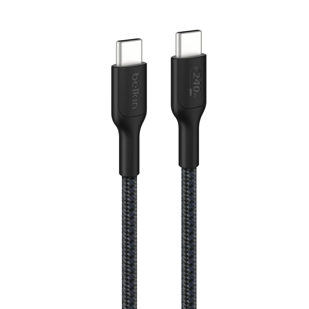 Belkin BoostCharge Pro USB-C to USB-C Braided Cable 240W, 3.3ft/1m