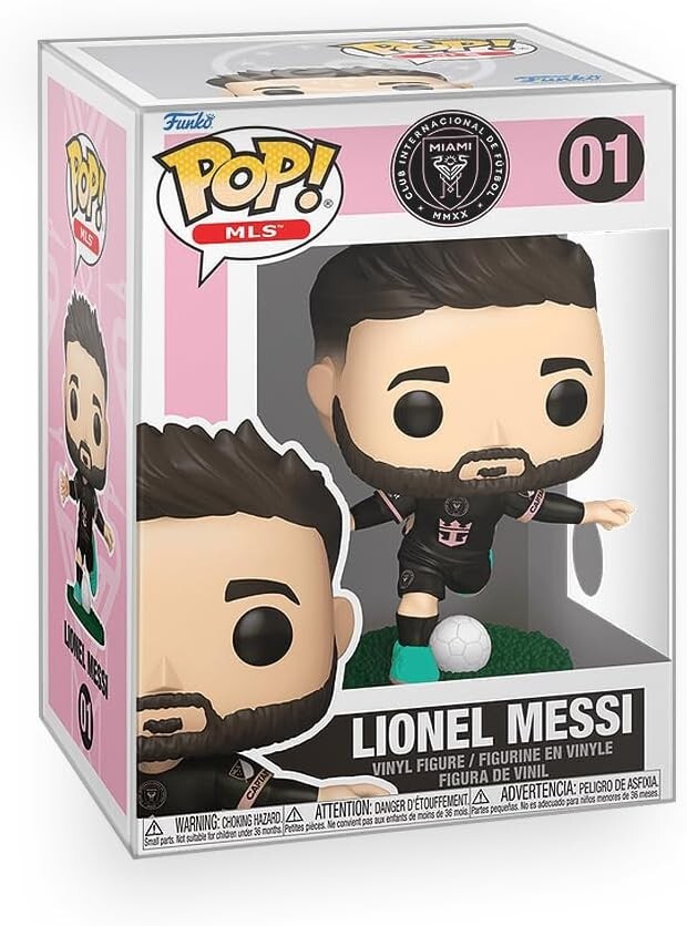 INTER- MIAMI - LIONEL MESSI 3.75" POP VINYL FIGURE FUNKO 01 NEW IN STOCK