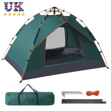 3-4 Man Automatic Instant Double Layer Pop -Up Camping Hiking Tent Waterproof