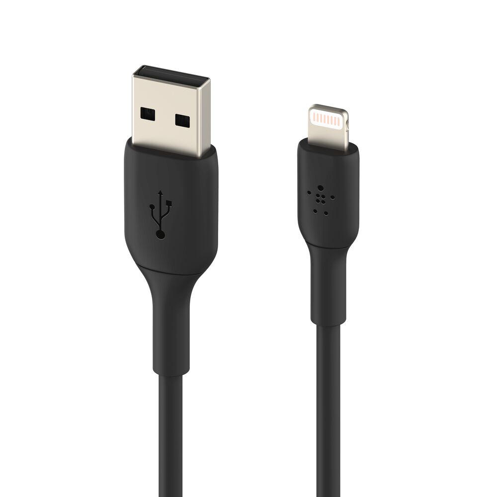 Belkin BoostCharge BOOST↑CHARGE Lightning to USB-A Cable (2m / 6.6ft, Black)
