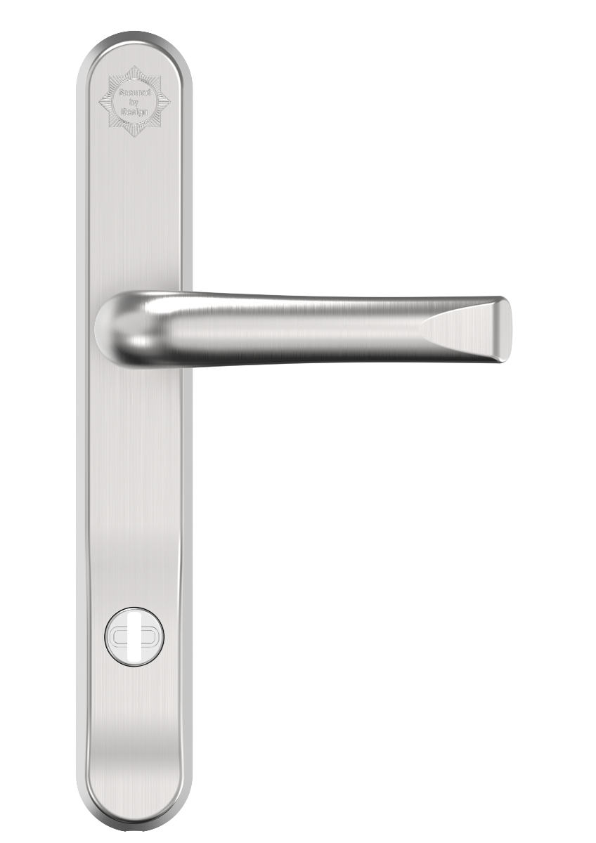 Yale Mila SupaSecure Long Lever Door Handle - Brushed Stainless
