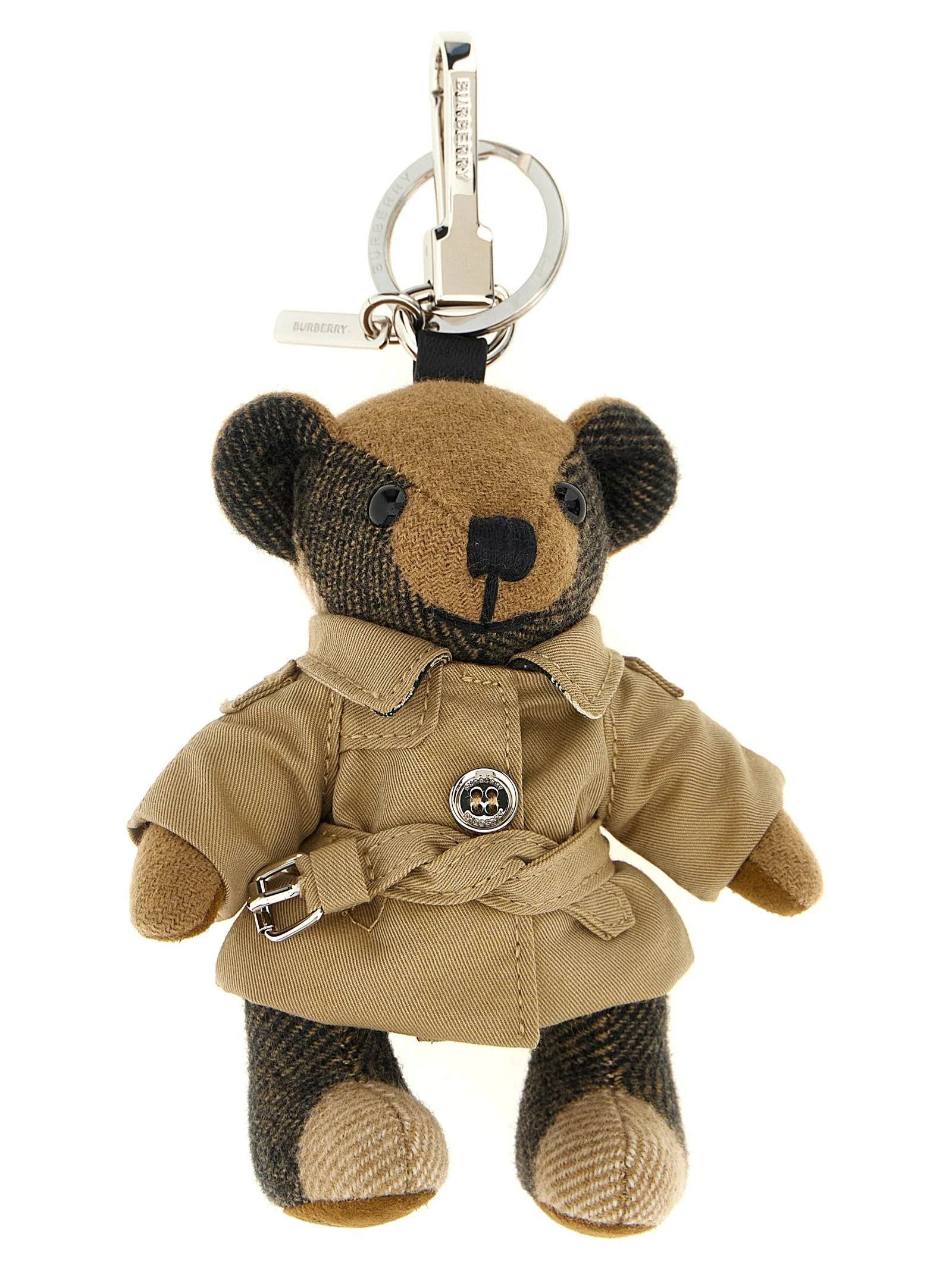 Women's Multicolor Cashmere Keychain Accessory