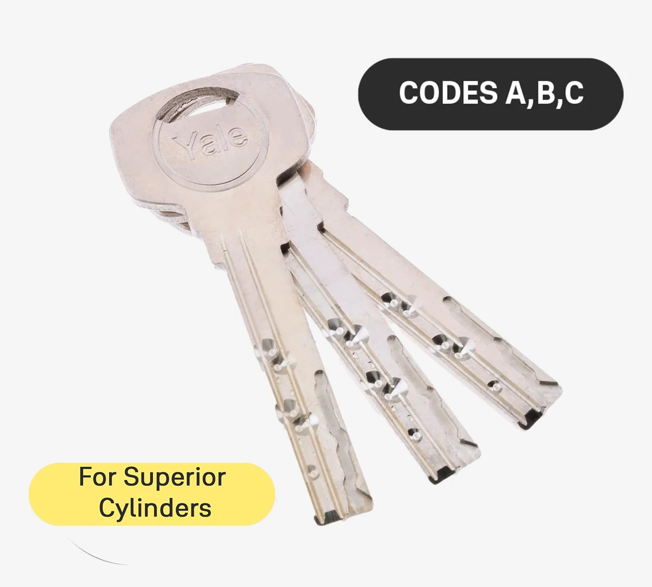 Yale Superior 1 Star Set of 3 keys