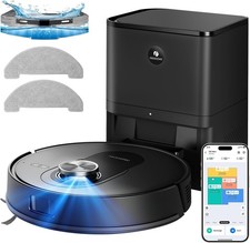 Proscenic Q8 MAX+ Robot Vacuum Cleaner with Mop, 8000Pa Strong Suction, Lidar