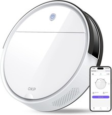 2500Pa Robot Vacuum Cleaner, Strong Suction, 120 Mins Runtime, Tangle-Free