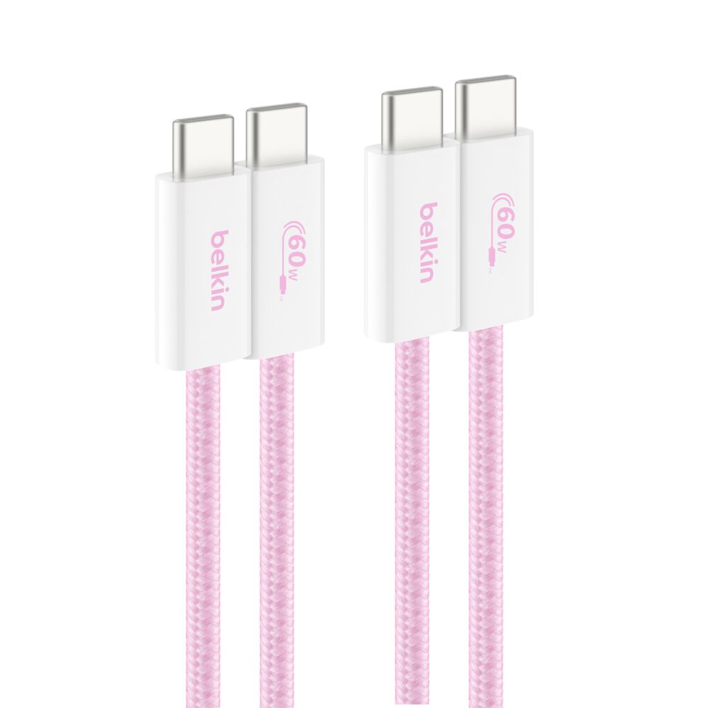 Belkin BoostCharge USB-C to USB-C Cable 60W 2-Pack