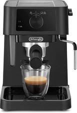 De'Longhi EC230.BK Ground Espresso Coffee Machine Maker Stilosa 1L 1100w Black