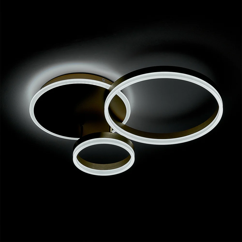 Garden Sanctuary Classic Golden Loops Energy Efficient LED Ceiling Light
