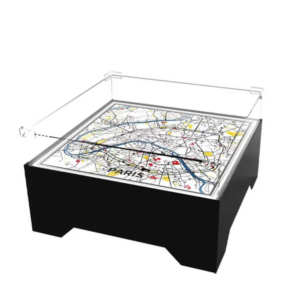 LEGO® Icons 10307 Eiffel Tower Floating Stand with LED Lights & Paris City Map - Eiffel Tower / LED Standard
