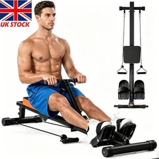 Magnetic Rowing Machine Rower with LCD Monitor Home Gym Fitness Cardio Workout ✨
