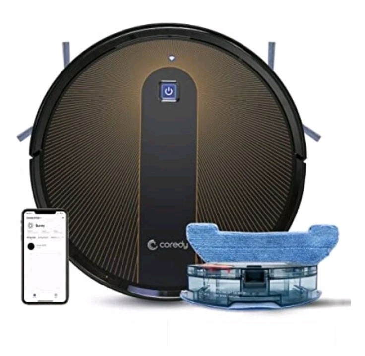 Coredy R750 3-in-1 Robot Vacuum Cleaner And Mopping WiFi Alexa Google Assistant