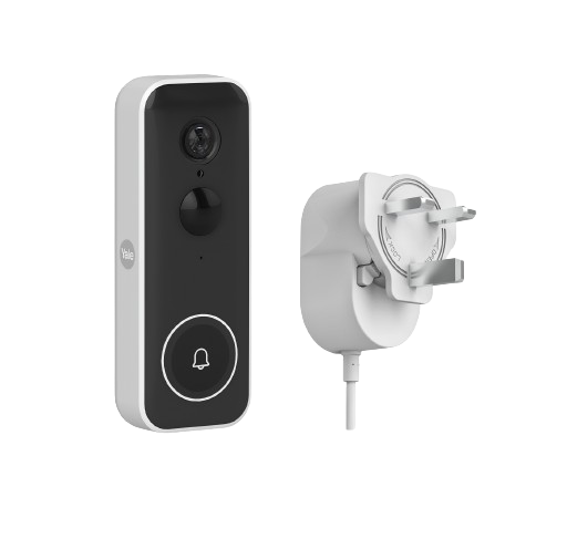 Yale Smart Video Doorbell and Power Adapter