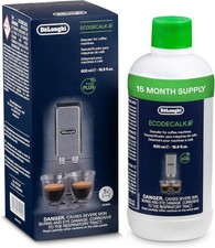 De'Longhi EcoDecalk Descaler DLSC500, 5 Decalcification Doses, Coffee Machine De