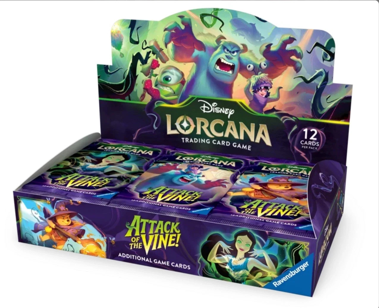 Disney Lorcana: Attack of the Vine! Booster Box - brand new sealed.