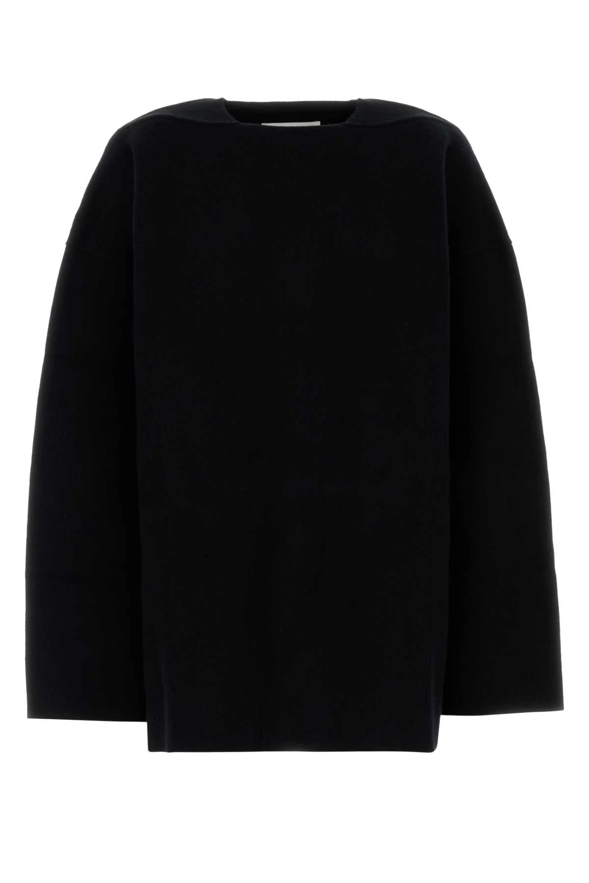 Women's Jumper Black Virgin Wool Cashmere