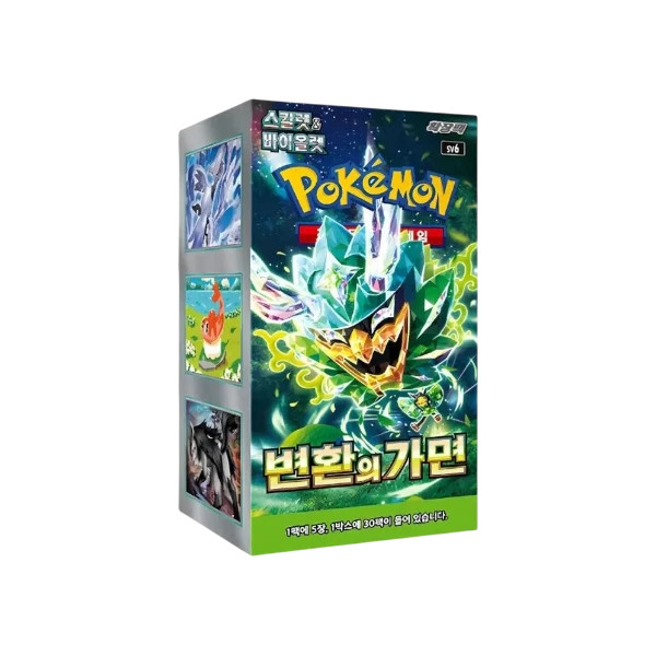 Pokemon TCG - Mask Of Change [SV6] Booster Box Korean - New & Sealed 🇬🇧