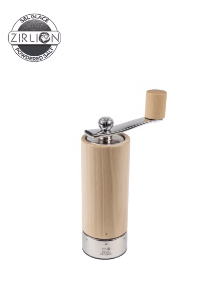 Peugeot The Isen salt mill is a model of elegance with a delicate but durable handle that seems to glide as it grinds with precision. This salt mill is a pleasure to use in the kitchen while you cook and at the table while you eat. Suitable for dry rock salt only. Isen
