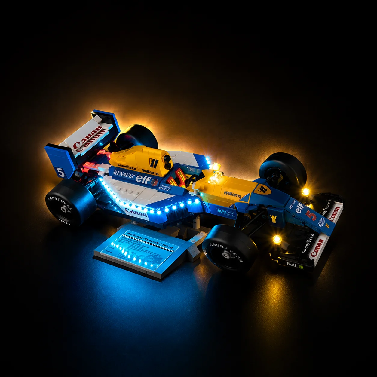 Light Kit Compatible with LEGO® Williams Racing FW14B Set 10353 - Classic Version