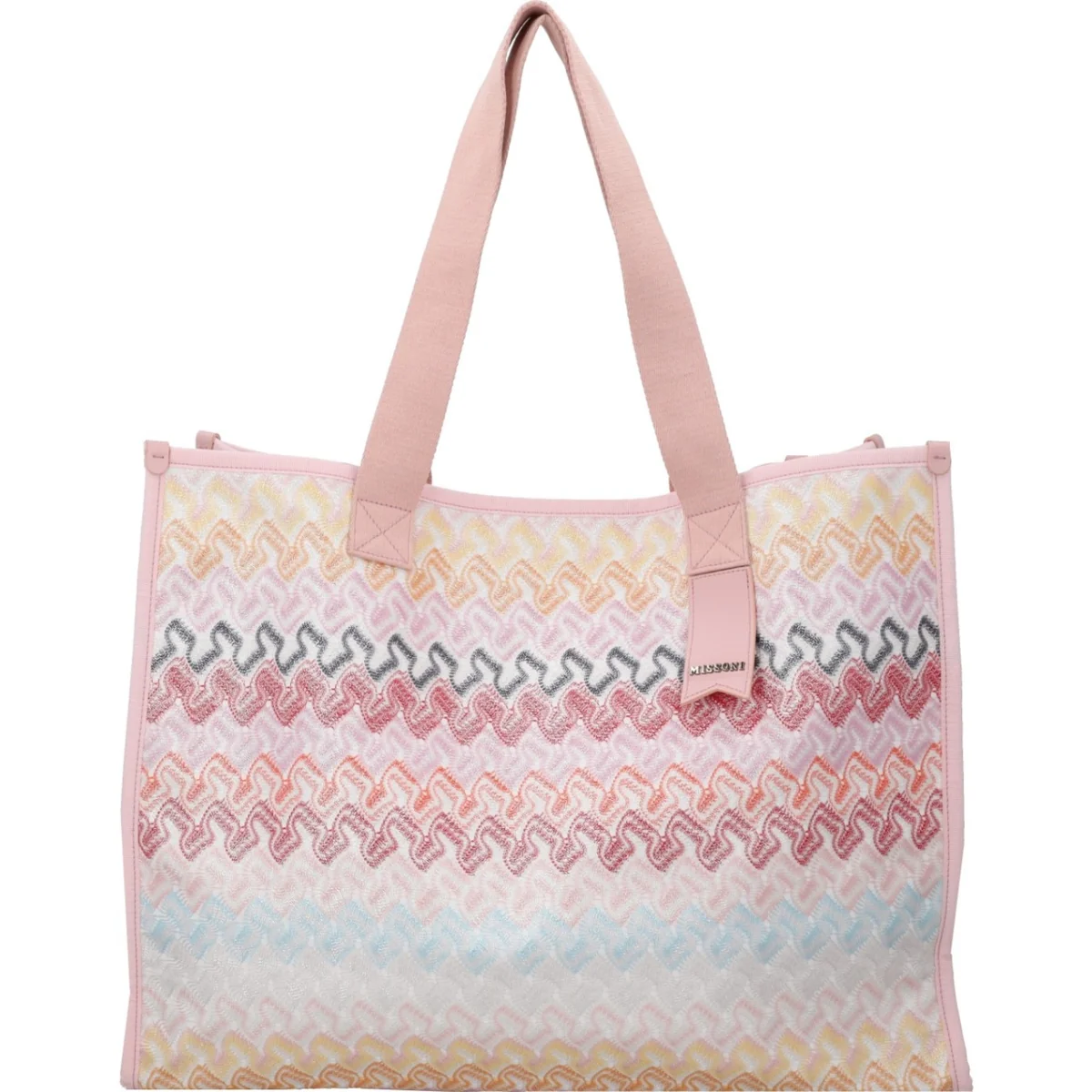 Missoni Metallic Printed Canvas Tote