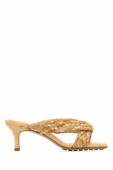 Women's Riva Mule Beige Raffia Sandal