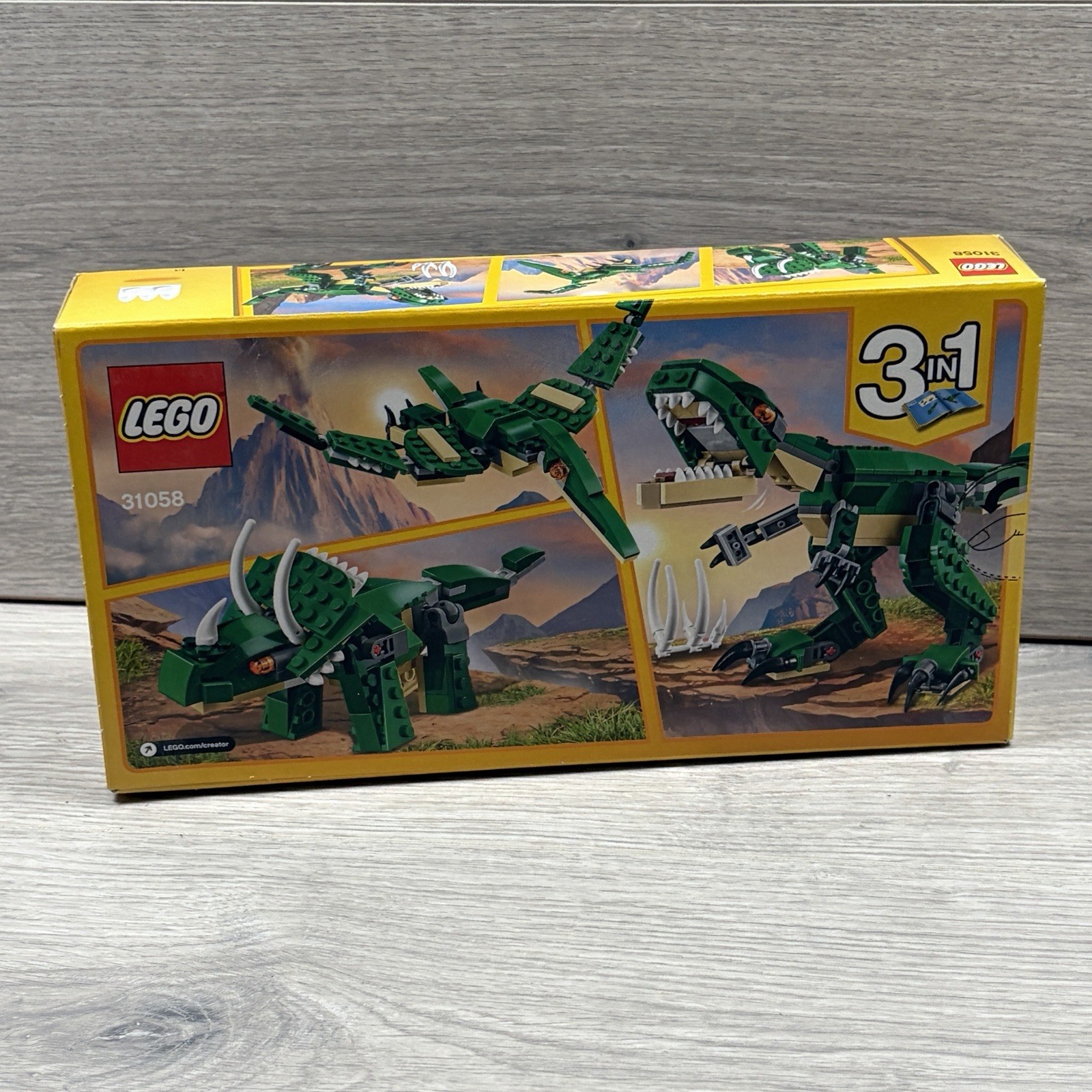 LEGO Creator 31058 Mighty Dinosaurs 3in1 T-Rex Set - New & Sealed