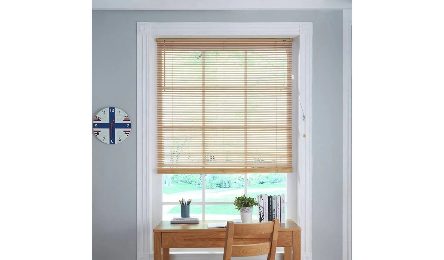 Argos Little Black Book 25mm Venetian Blind Natural 70x160cm Privacy