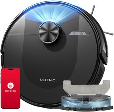 5000Pa Ultenic D10 Robot Vacuum Cleaner 5 Maps, 10 No-go Zone, Siri/Alexa APP