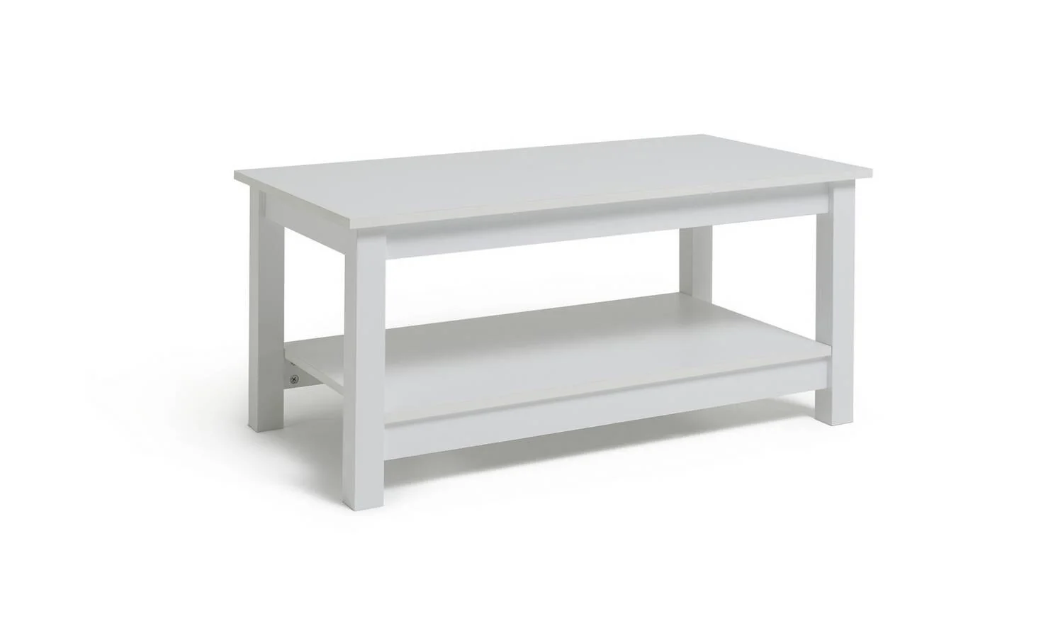 Malibu Coffee Table White Modern Living Room Furniture Scandinavian Design