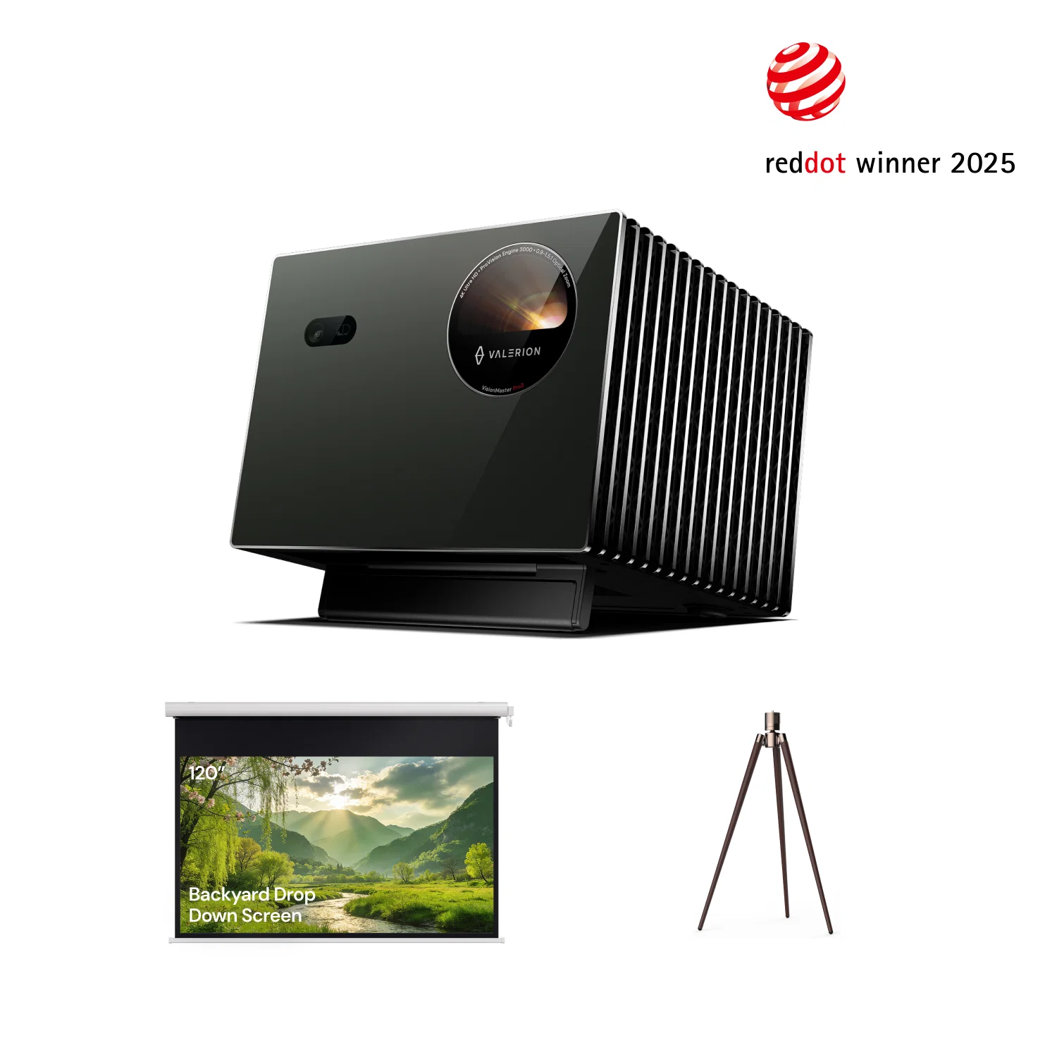 AWOL Valerion Pro 2 + Backyard Drop Down Screen+Stand - Tripod Stand