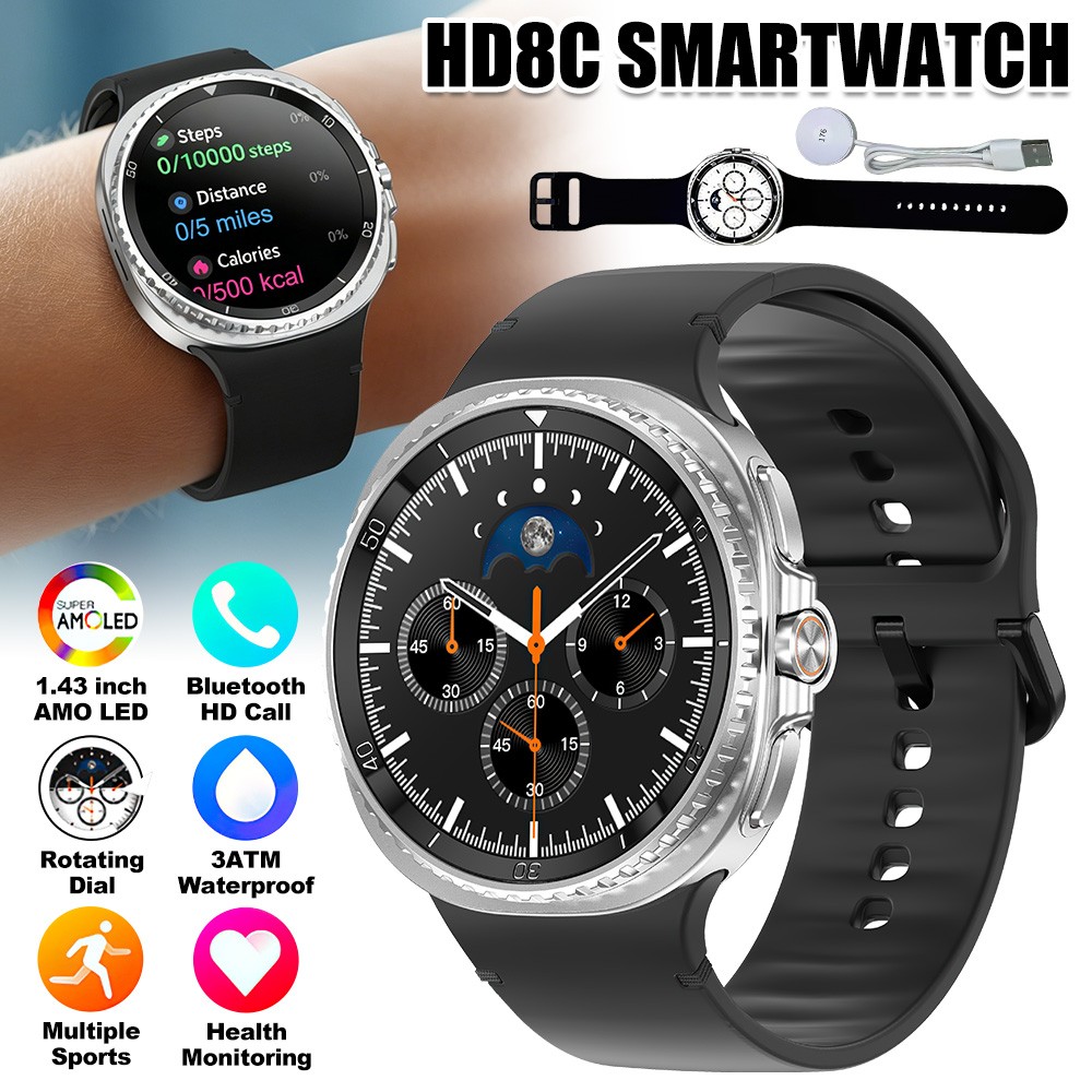 2026 New Galaxy Watch Smartwatch 46mm Bluetooth Galaxy AI Rotary Bezel Bluetooth