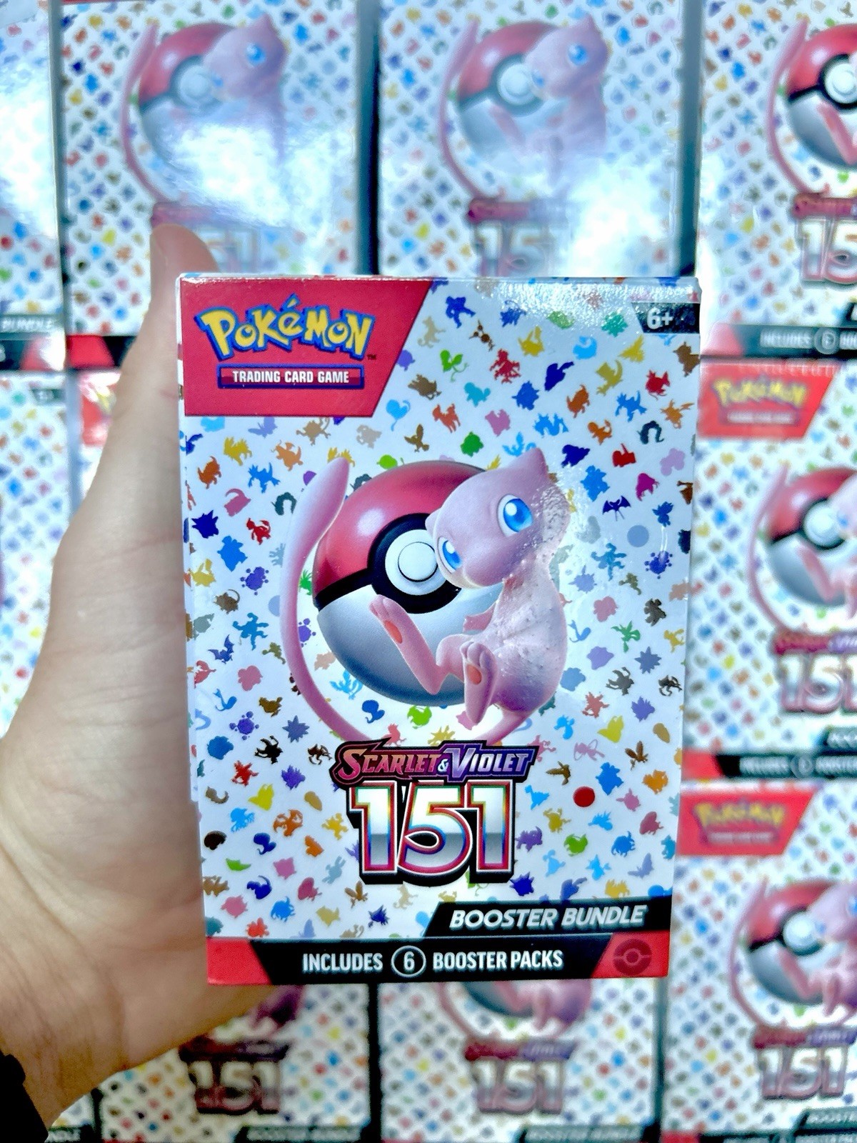 Pokemon 151 Booster Bundle 6 Packs Sealed English TCG 2023 Scarlet Violet New