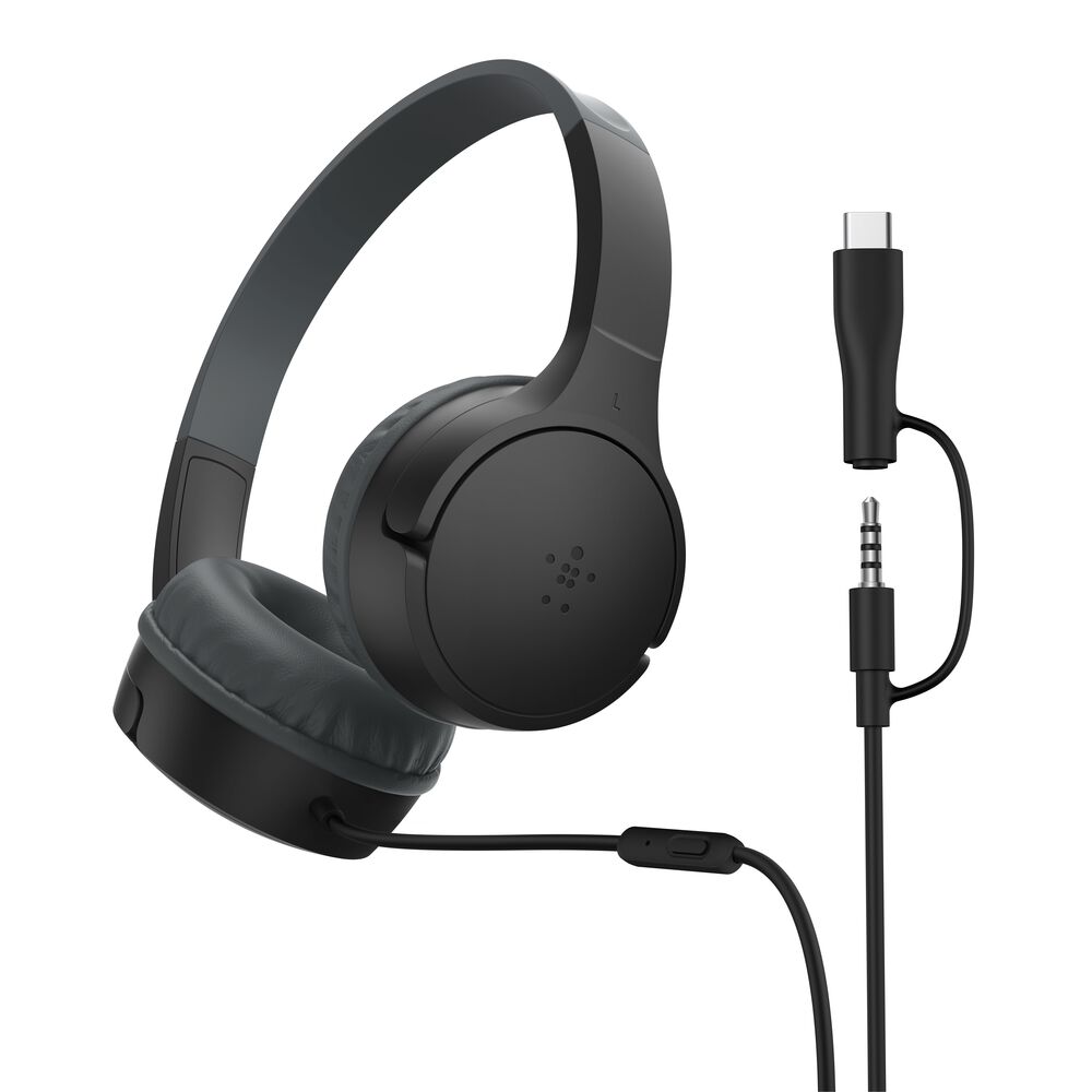Belkin SoundForm Mini Wired On-Ear Headphones for Kids