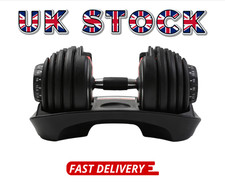 Adjustable Dumbbell 24KG/40KG Weight Home Gym Fitness Single Dumbbell