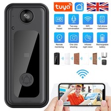 Smart Video Doorbell Phone Security Camera Door Bell Ring Intercom WiFi Wireless