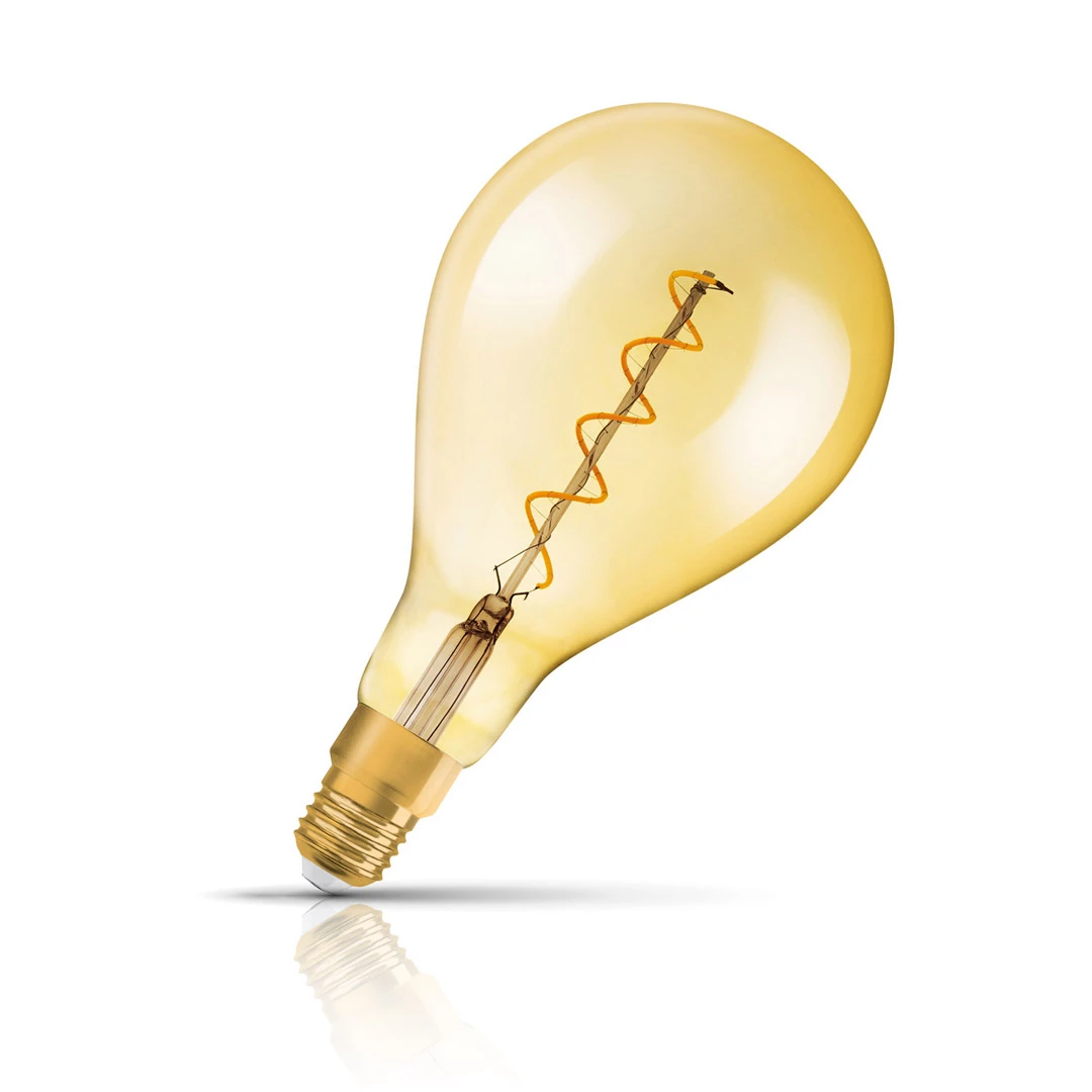 Osram Giant GLS LED Filament Light Bulb E27 4W (30W Eqv) Dim Extra Warm White Gold Vintage 1906 Screw Large