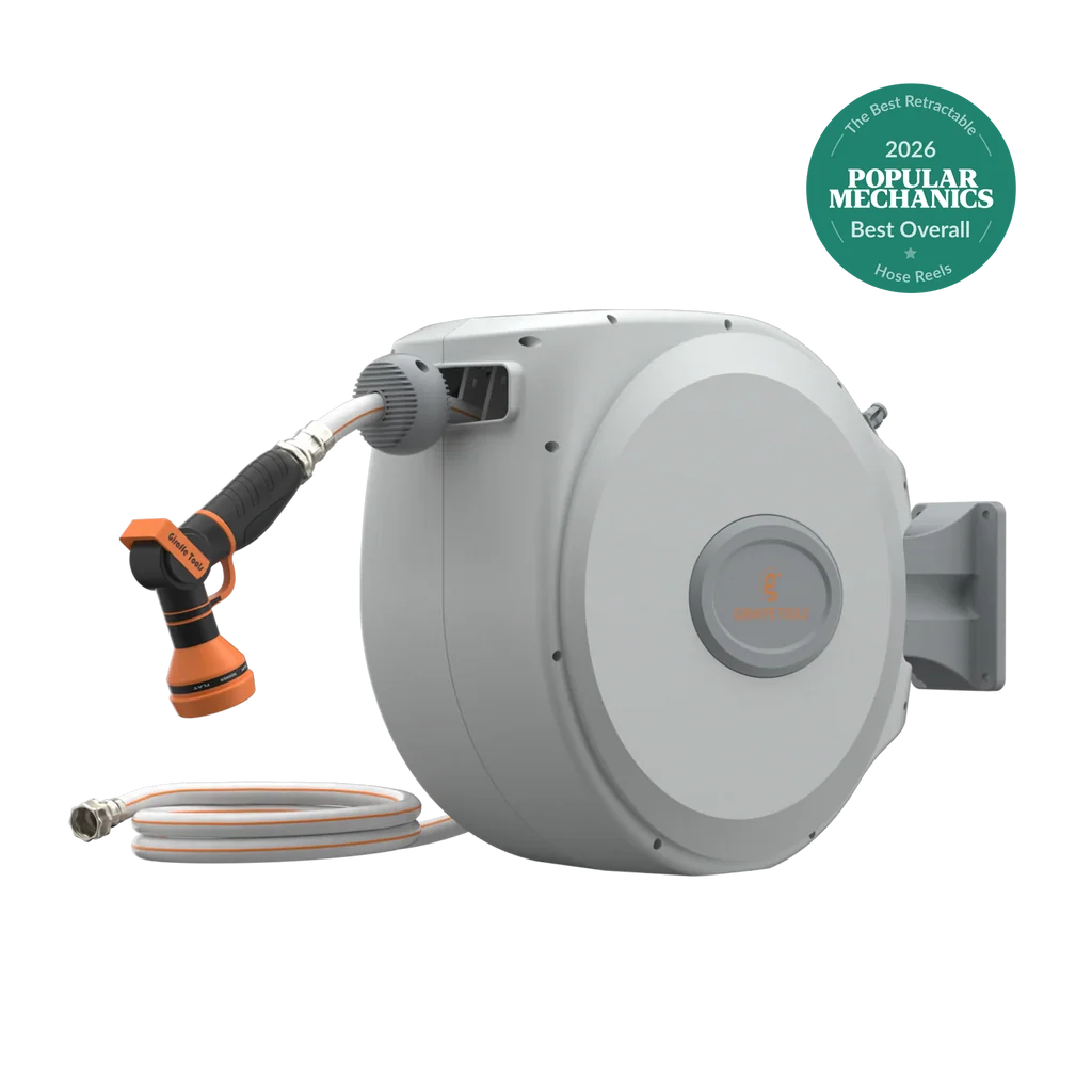 Giraffe Tools Retractable Hose Reel-65ft - 5/8 in x 65 ft