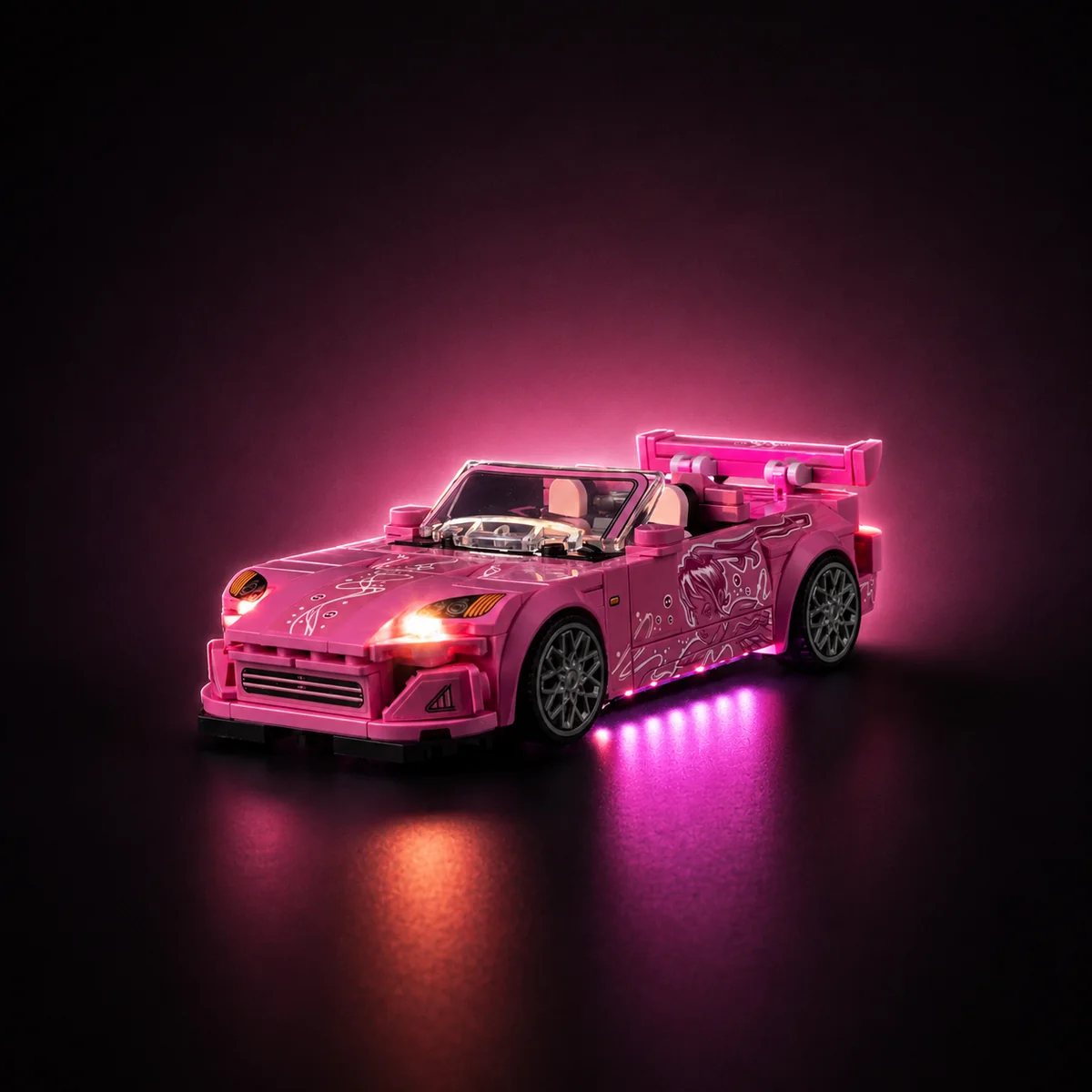 Light Kit Compatible with LEGO® Honda S2000 Set 77241
