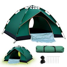 3-4 Man Automatic Instant Double Layer Pop Up Camping Tent Waterproof Outdoor