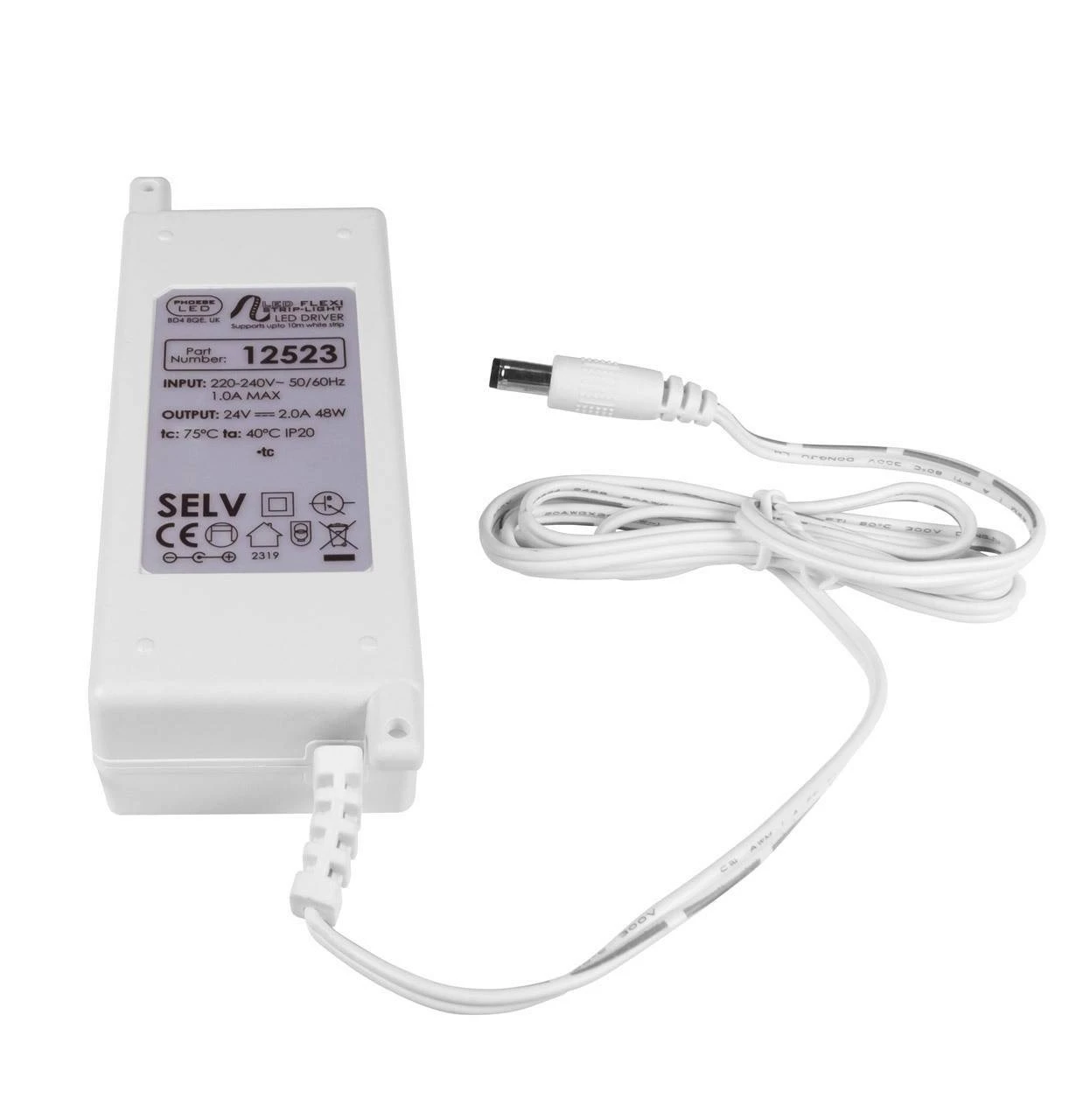 Phoebe LED Phoebe Strip Kit Flexi 10 Metre Light Bulb 48W Cool White / Warm Kitchen Under Cabinet Driver