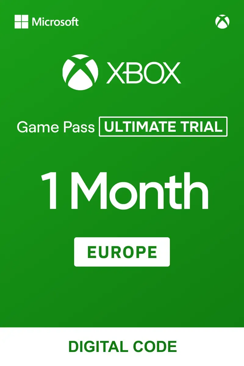 Microsoft Studios Xbox Game Pass Ultimate 1 Month Trial (Europe) - Xbox Live - Digital Key
