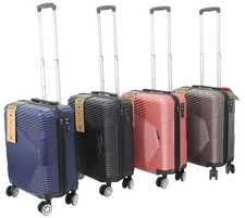 55x40x20cm 4 Wheel Suitcase Hard Shell Carry On Cabin Trolley Case Travel Bag