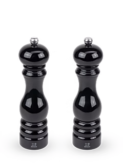 The Paris model in chocolate finish is an iconic Peugeot design. These pepper and salt mills are made in France from beechwood and equipped with exclusive Peugeot mechanisms with a lifetime guarantee. The perfect balance between elegance and practicality. Duo Paris