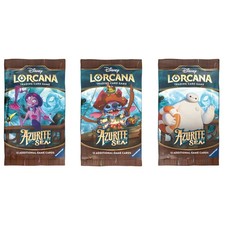 Disney Lorcana Azurite Sea Booster Box Sealed 24 Packs Trading Card Game