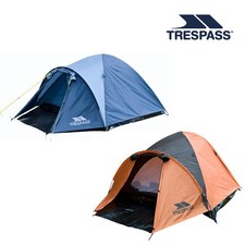 Trespass 4 Man Tent Double Skin Waterproof Camping Hiking Festival Ghabhar