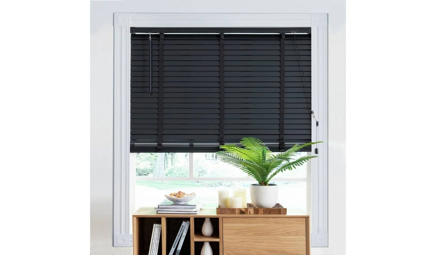 Argos Little Black Book 50mm Venetian Blind Slate Grey 60x130cm Room Darkener
