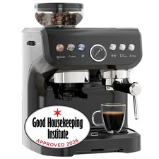 HOMCOM Bean to Cup Coffee Machine Good Housekeeping Institute Approved Black