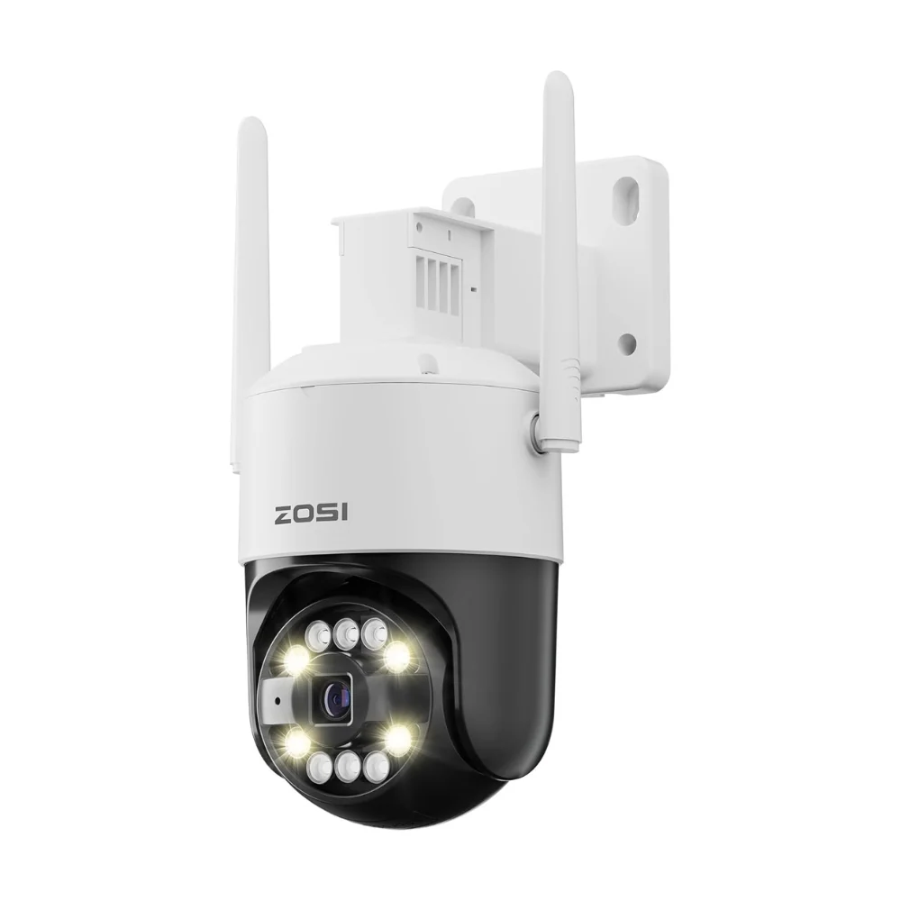 ZOSI UK Store C296B 5MP/4K Wi-Fi 6 Pan/Tilt Security Camera + Up to 256GB Local Storage, 5MP