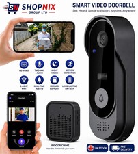 Smart WiFi Wireless Video Doorbell Security Ring Phone Camera Door Bell Intercom