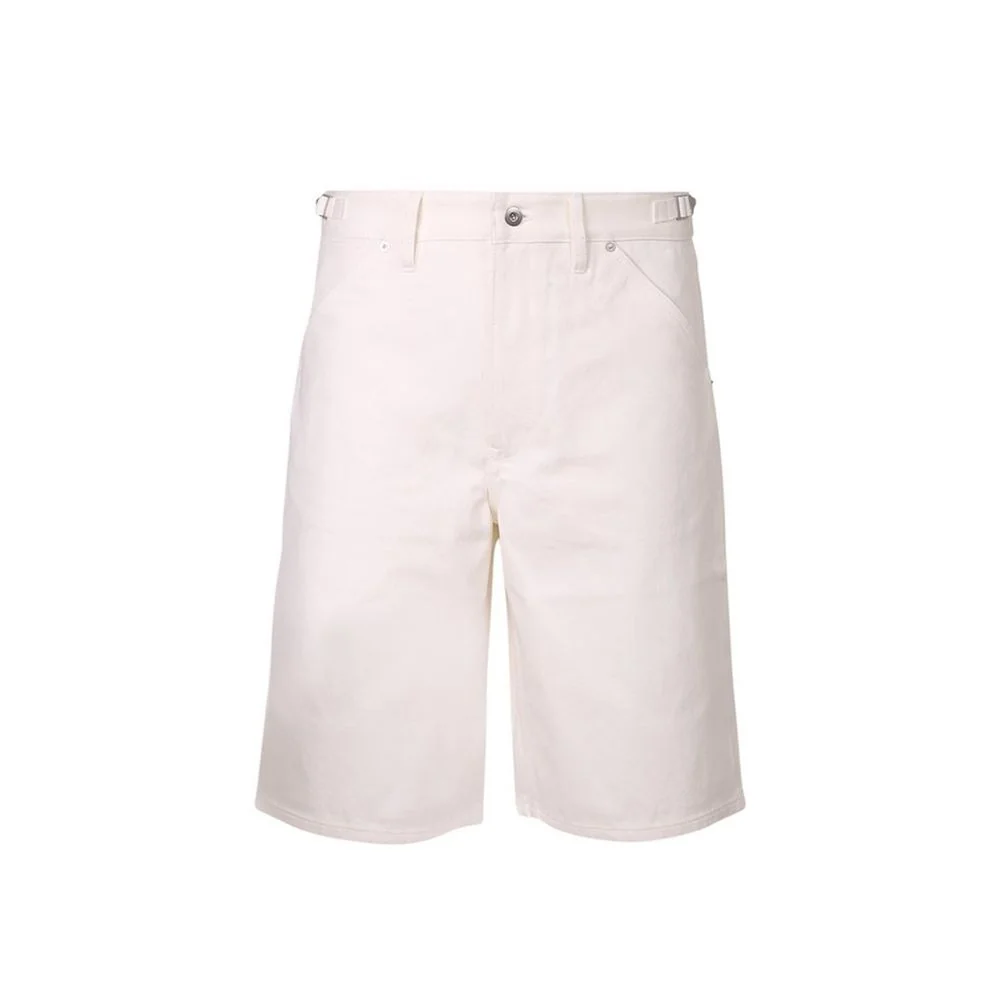 Men's White Cotton Knee Length Clothing