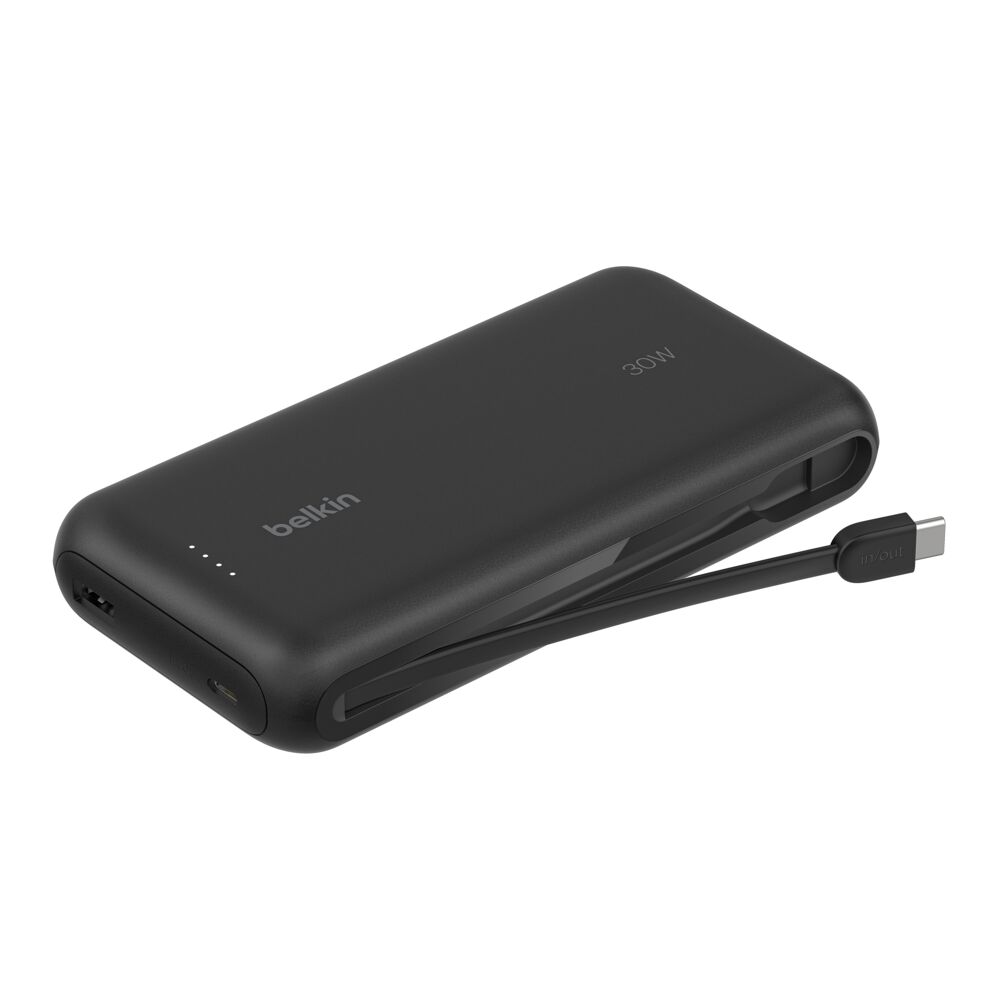 Belkin BoostCharge Power Bank 20K with Integrated Cable